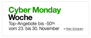 [AMAZON] Los gehts… Cyber Monday Deals Woche mit vielen Schnäppchen bei Amazon – Übersicht der Angebote von 09:00 bis 11:00 Uhr!
