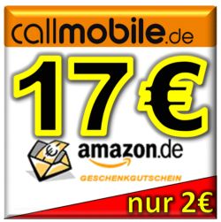 [EBAY] Endlich wieder da! Callmobile Simkarte mit 12,- Euro Startguthaben für nur 2,- Euro kaufen und 17,- Euro Amazon Gutschein geschenkt!