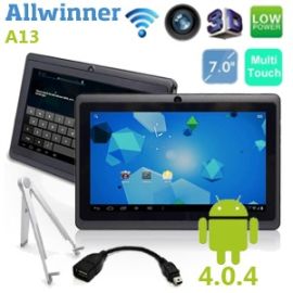 [iBOOD.DE] Allwinner A13 Android 4.0 Tablet mit 3D-Beschleuniger + geschmiedetem Stahl Tablet Fuß für nur 75,90 Euro inkl. Versand!