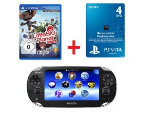 [AMAZON.DE] Konsolenbundle: Sony PlayStation Vita mit 3G + WiFi (inkl. Vodafone SIM) + Little Big Planet  und 4 GB Speicherkarte für 199,99 Euro!