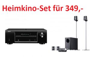 [REDCOON.DE] AV-Receiver Denon AVR-1513 und 5.1 Heimkinosystem Canton Movie 130 für zusammen nur 349,- Euro  inkl. Versandkosten!