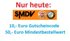 [SMDV.DE] Nur heute! 10,- Euro Gutscheincode für den Elektronik Shop SMDV.de mit nur 50,- Euro Mindestbestellwert.