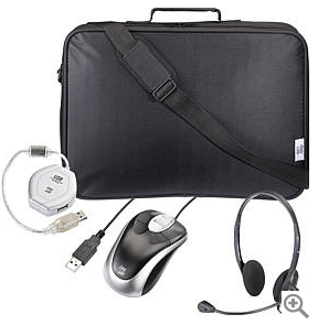 [KARSTADT.DE] Knaller! Hama Notebook 17,3″ Starterset 4 in 1 mit Tasche, Headset, USB-Hub und Maus für nur 7,50 Euro inkl. Versand!