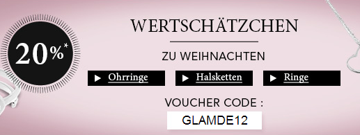 [ZALANDO] 20% Rabatt auf verschiedene Produkte aus dem Bereich “Schmuck” bei Zalando