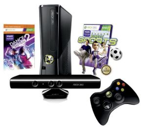 [AMAZON] Konsolenbundle: Xbox 360 250GB Kinect Bundle mit Kinect Sports und Dance Central 2 für nur 250,99 Euro inkl. Versandkosten
