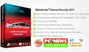 [BITDEFENDER ANTIVIRUS] Nur heute: Bitdefender Internet Security 2013 komplett kostenlos als Download!