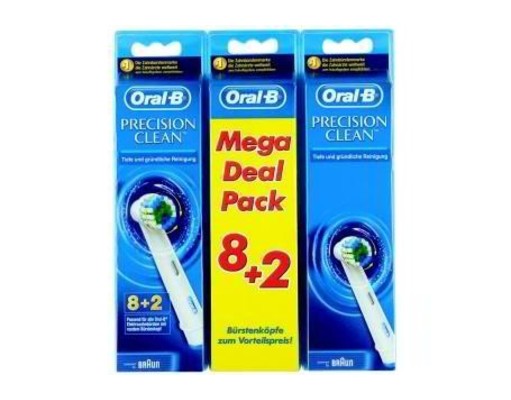 [MEINPAKET] Vorbei! Oral-B 10er-Pack Ersatzbürsten Precision Clean für nur 18,53 Euro inkl. Versand (Vergleich: 25,- Euro)