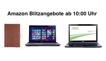 [AMAZON] Die Amazon Blitzangebote vom 17. März 2013 ab 10:00 Uhr – iPad Lederhülle, günstiges Packard Bell 17,3″ Notebook und 15,6″ Acer Notebook mit Intel Core i7