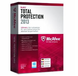 [AMAZON] 20% Rabatt beim Kauf von McAfee Total Protection 2013