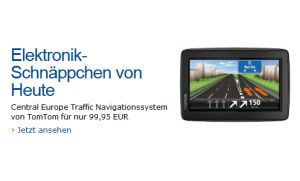 [AMAZON ELEKTRONIK TAGESDEAL] Navigationssystem TomTom Start 25 Zentraleuropa Traffic für nur 99,95 Euro inkl. Versand!