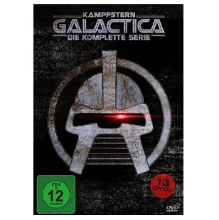 [AMAZON] Wochendeal! Komplettbox Kampfstern Galactica – Die komplette Serie [13 DVDs] für nur 29,97 Euro inkl. Versand (Vergleich 54,95)