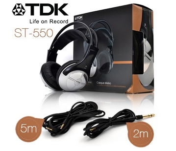 [iBOOD] TDK Life on Record ST550 Stereo-Kopfhörer mit austauschbaren Kabel für nur 25,90 Euro inkl. Versand