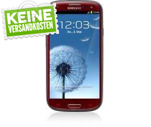 [GETGOODS.DE] Gibt’s doch garnet: Samsung Galaxy S3 i9300 16GB in garnet-red für nur 344,90 Euro inkl. Versand!