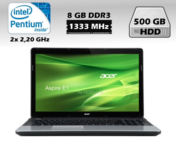 [EBAY WOW! #3] Notebook 15,6 Zoll Acer Aspire E1-531-B968G50Mnks mit 2x 2,2GHz, 8GB Ram und 500GB HDD für nur 279,- Euro inkl. Versand!