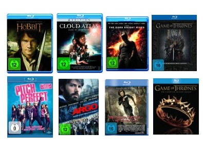 [AMAZON] Mailights – Filme und TV-Serien auf DVD und Blu-ray zu Schnäppchenpreisen – z.B. Der Hobbit, Cloud Atlas, Pitch Perfect oder ARGO