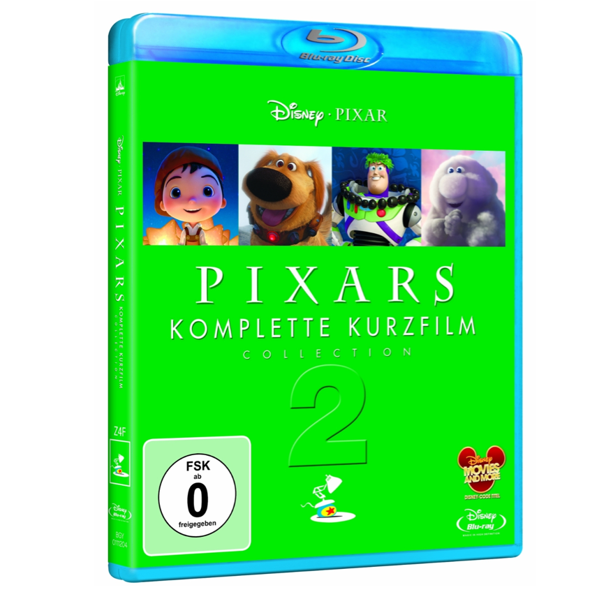 [AMAZON] Pixars komplette Kurzfilm Collection Teil 1 oder 2 [Blu-ray] für nur 10,99 Euro inkl. Versand