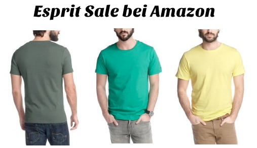 [AMAZON.DE] Sale Aktion für Esprit Klamotten mit Rabatten von bis zu 60% – z.B. T-Shirts ab 4,99 Euro inkl. Versand!