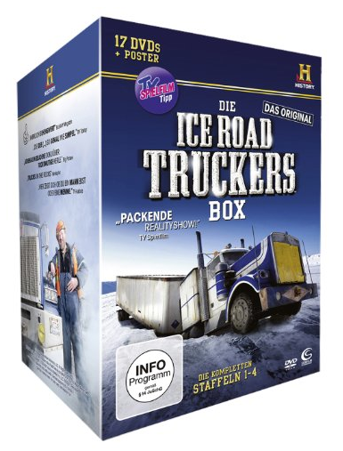 [AMAZON] Ice Road Truckers Box (Staffel 1-4, 17 DVDs plus Fan-Poster, History) nur 26,97 Euro inkl. Versand (Marketplace 37,-)