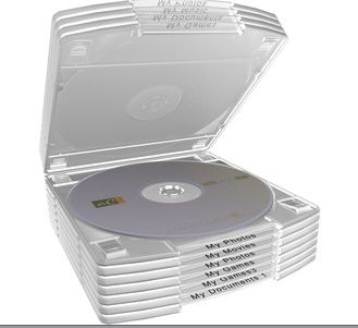 [ONEDEALONEDAY] Billiger als vom Chinamann! CD/DVD Attachable Case (Box mit 10 Stück) in beliebiger Menge für nur 1,- Euro + 3,90 Euro Versandkosten!