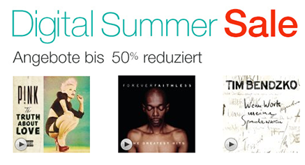 [AMAZON] Digital Summer Sale! Verschiedene MP3 Alben für nur 3,99 Euro als Download