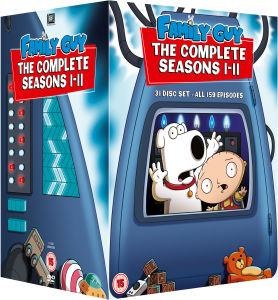 [THEHUT] Auf Englisch! Family Guy – Seasons 1-11 [DVD] für nur 48,16 Euro inkl. Versand