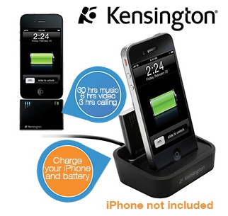 [iBOOD] Kensington K39265EU Ladestation mit Mini Zusatzakku für nur 25,90 Euro inkl. Versand