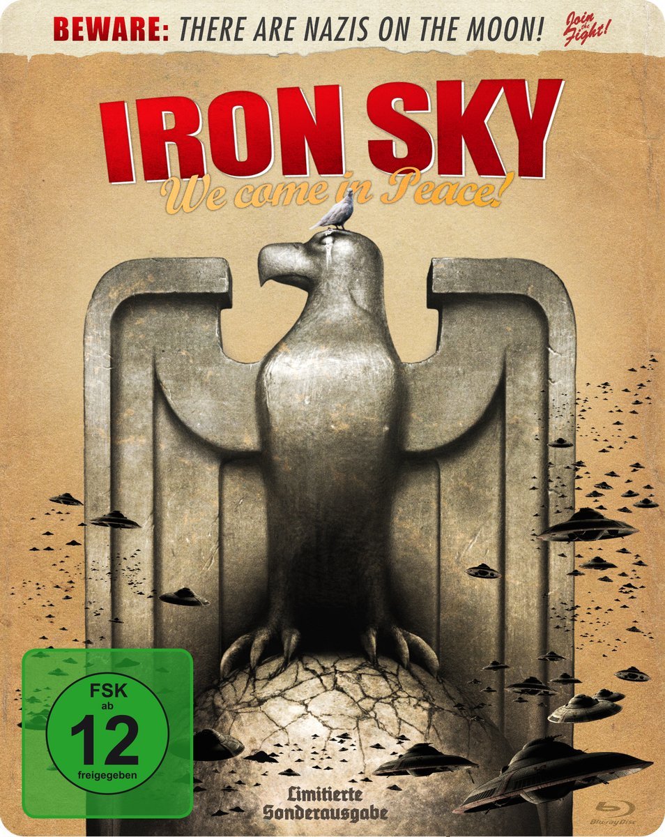 [AMAZON] Iron Sky – Wir kommen in Frieden! – Steelbook [Blu-ray] für nur 7,97 Euro inkl. Versand