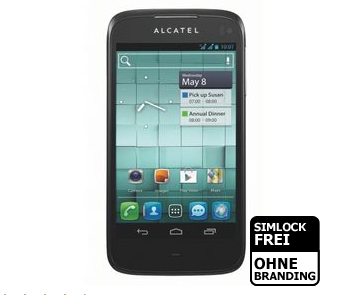 [NOTEBOOKSBILLIGER.DE]  Alcatel One Touch ULTRA 997D Ardesia DUAL-SIM-Smartphone mit Android 4.0 und 8MP Kamera für nur 134,89 Euro inkl. Versand!