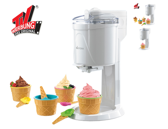 [EBAY WOW! #1] Eis selber machen! Softeis Maschine von Eismaxx für nur 33,- Euro inkl. Versandkosten!