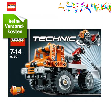 [REDCOON.DE] LEGO 9390 Technic Mini-Abschlepptruck für nur 6,99 Euro inkl. Versandkosten!