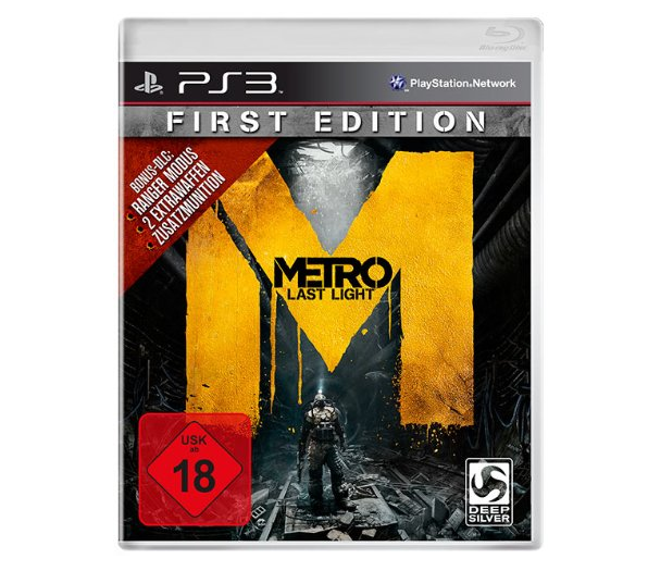 [SATURN] Metro: Last Light – First Edition – 100% Uncut für PS3 oder XBox für nur 27,- Euro inkl. Lieferung in die Filiale