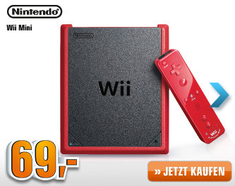 [SATURN SUPER SUNDAY] Konsolenschnäppchen: Nintendo Wii Mini für nur 69,- Euro