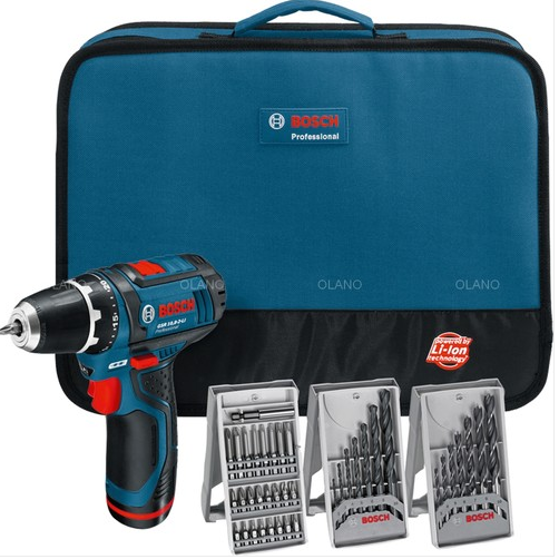 [EBAY WOW!] Bosch GSR 10,8-2-LI Professional LED Akku-Bohrer Set (Tasche + Akku + Zubehör) für nur 119,90 Euro inkl. Versand