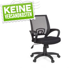 [GETGOODS.DE] AMSTYLE Bürostuhl RIVOLI in schwarz für nur 49,90 Euro inkl. Versand!