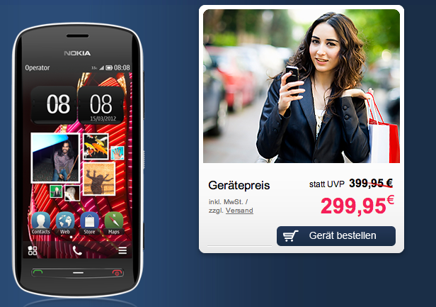 [HANDYLIGA.DE] Nokia 808 PureView für nur 305,85 Euro inkl. Versand!
