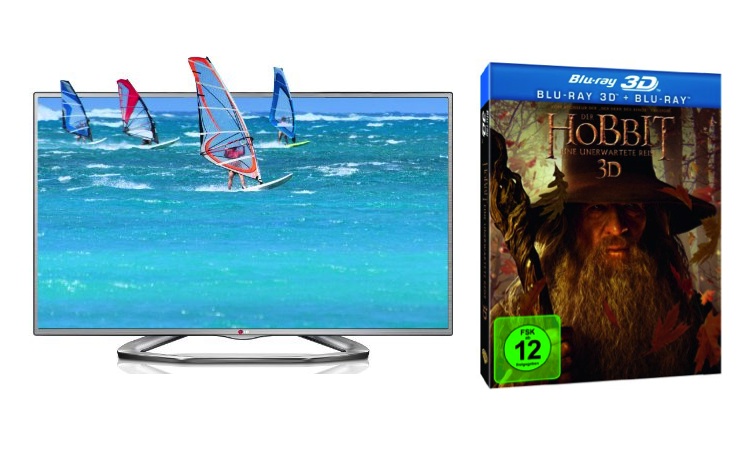 [AMAZON] TV Deal! LG 32LA6136 32″ Cinema 3D LED-Fernseher (Full HD, 100Hz, DVB-T/C/S/S) + Der Hobbit 3D dazu nur 349,- Euro inkl. Versand (Vergleich 319,-)