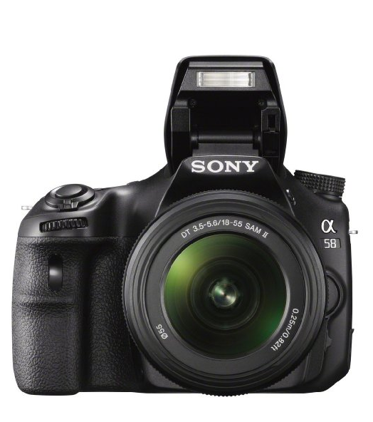 [AMAZON.UK] Sony Alpha A58 Translucent Mirror Interchangeable Lens Camera with 18-55mm Lens (20MP) für nur 360,61 Euro inkl. Versand