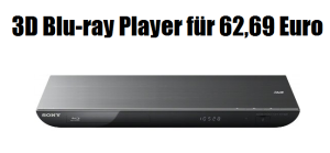 [AMAZON.FR] 3D-Blu-ray Player Sony BDP-S490 für umgerechnet nur 62,69 Euro inkl. Versand!