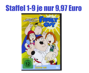 [AMAZON.DE] Family Guy Staffel 1-9 für je nur 9,97 Euro