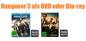 [SATURN SUPER SUNDAY] Nur heute! Hangover 3 auf DVD für 5,- Euro oder als Blu-ray für 10,- Euro!