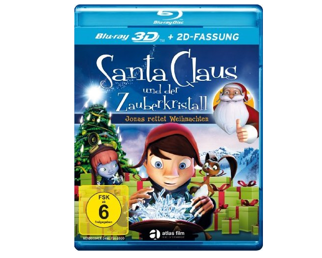 [AMAZON] Santa Claus und der Zauberkristall 3D [3D Blu-ray] für nur 8,97 Euro inkl. Versand