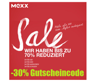 [MEXX.COM] Knaller! 30% Rabatt auf die gesamte Kollektion – auch auf bereits reduzierte Artikel im Sale + versandkostenfreie Lieferung!