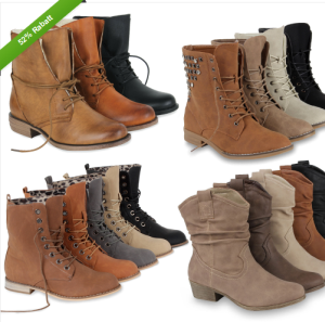[EBAY WOW!] Viele verschiedene Damen Stiefeletten, Worker Boots & Cowboy Stiefel für je 23,90 Euro inkl. Versand