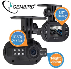 [iBOOD.DE] Gembird Full HD Dashcam mit Nachtsichtfunktion für nur 45,90 Euro inkl. Versandkosten!