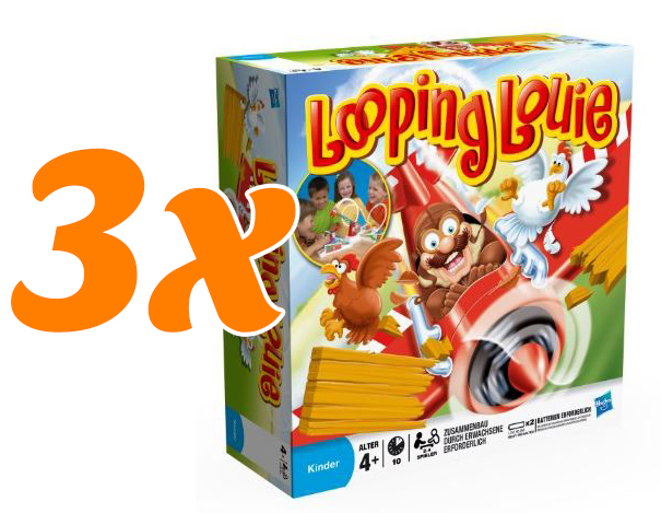 [MYTOYS] Geht wieder! 3x “Looping Louie” für zusammen nur 16,62 Euro inkl. Versand – nur 5,47 Euro pro Spiel!