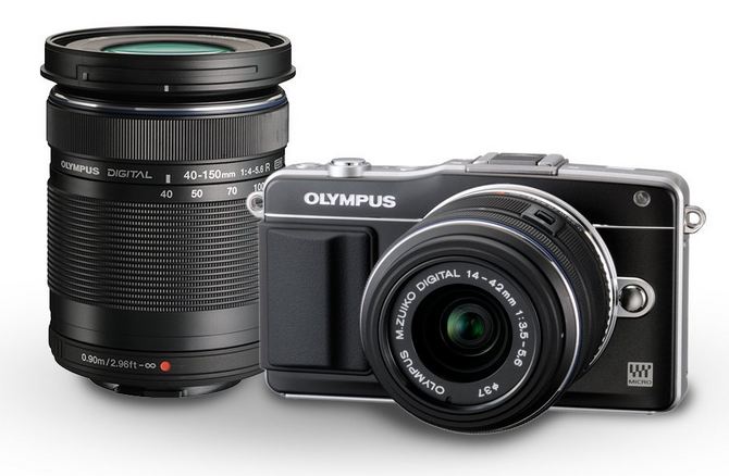[AMAZON.COM] Olympus PEN E-PM2 Systemkamera inkl. 14-42mm + 40-150mm Objektiv für nur 393,47 Euro inkl. Versand