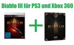 [AMAZON.DE] Diablo III für PS3 oder XBox 360 für nur 29,97 Euro oder PC für 22,97 Euro kaufen und Steelbook gratis dazu!