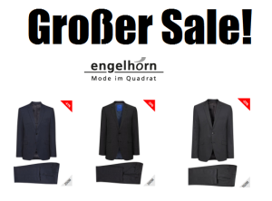 [ENGELHORN] Klamotten-Sale bei Engelhorn – jede Menge Anzüge zum Schnäppchenpreis!