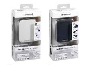 [EBAY WOW!] Intenso MobyPack 3000 – mobiles Ladegerät mit 3000 mAh in schwarz oder weiß für 19,99 Euro inkl. Versand!
