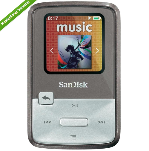 [EBAY WOW!] Sandisk Sansa Clip Zip 8GB MP3-Player für nur 39,90 Euro inkl. Versandkosten!